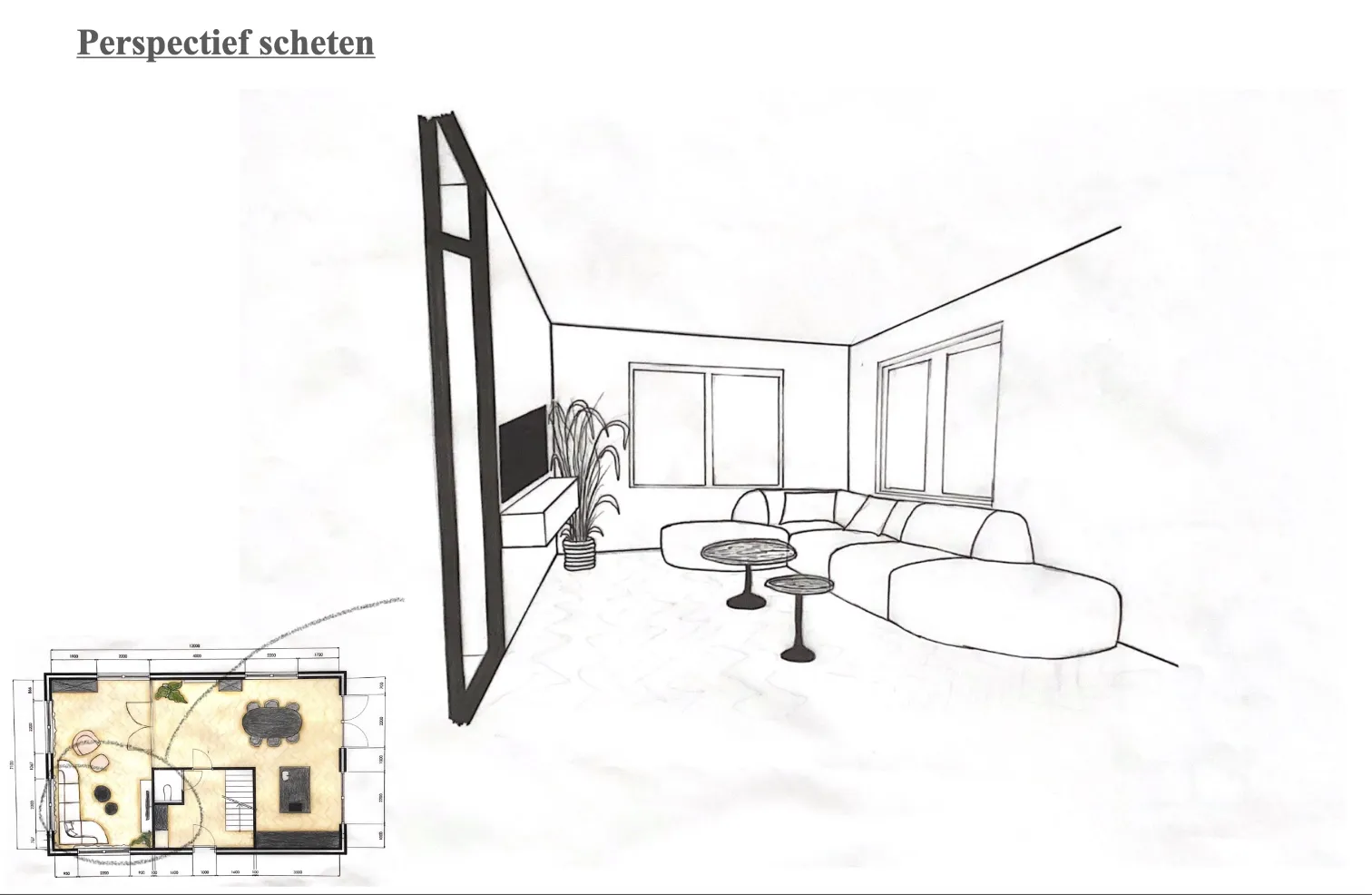 Interieurtekeningen, beeld 10